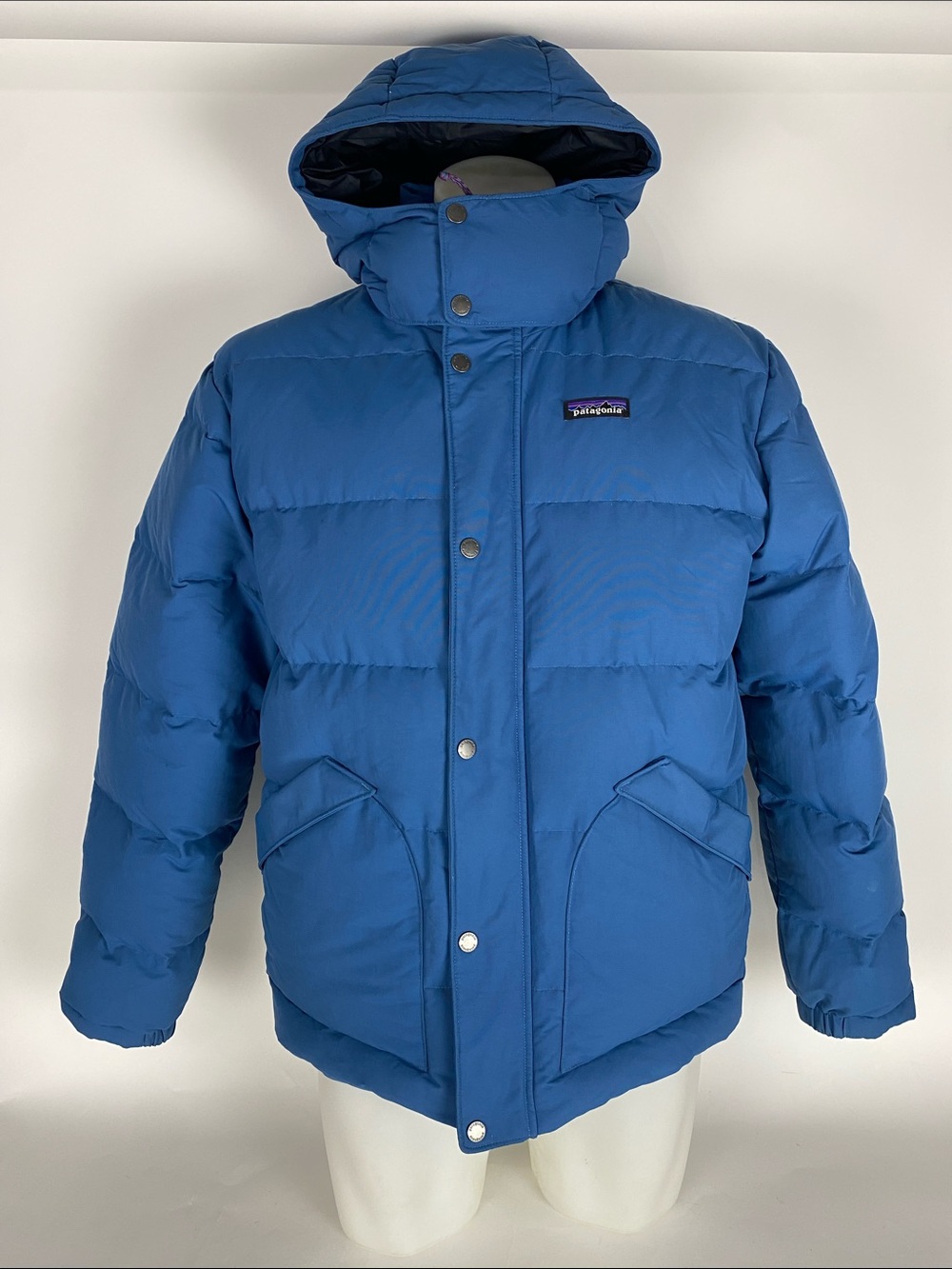 Patagonia Downdrift Winter Jacket Men’s SZ M Endless Blue 600 Fill Down Puffer